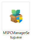 PC Managerのセットアップ実行ファイル